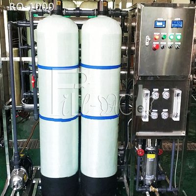 เครื่องบำบัดน้ำดื่ม 2000LPH RO ระบบ Reverse Osmosis Purification System UV Sterilizer