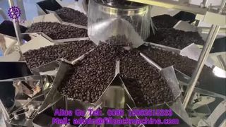 2275 J69 เครื่องบรรจุและปิดผนึกเมล็ดกาแฟป้อนถุงโรตารี