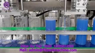 2117 J66 ปั๊มไดรฟ์แม่เหล็กเชิงเส้น ผงซักฟอก 2 สถานีเครื่องบรรจุป้องกันการกัดกร่อนอัตโนมัติ