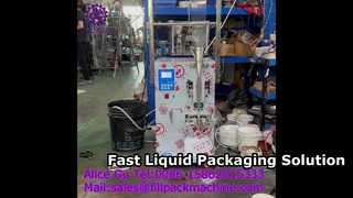 2243 J38 เครื่องบรรจุของเหลวซีลสามด้านแนวตั้ง