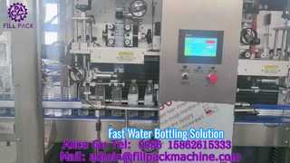 2146 M6 เครื่องติดฉลากปลอกอัตโนมัติแบบสองหัวถาดวัสดุคู่