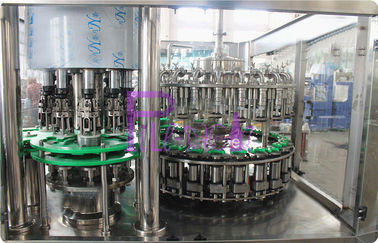เครื่องแก้วขวดบรรจุน้ำผลไม้อัตโนมัติ / ชาบรรจุขวดบรรจุ 6000 - 8000BPH