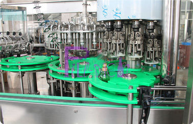 เครื่องแก้วขวดบรรจุน้ำผลไม้อัตโนมัติ / ชาบรรจุขวดบรรจุ 6000 - 8000BPH