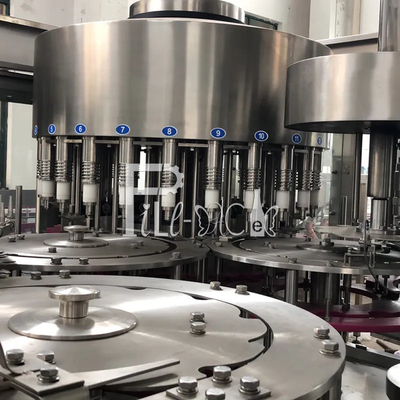2L Monoblock Water Rinsing Filling Machine Capping Machine ขวด PET ดื่มบริสุทธิ์ 0.5Mpa