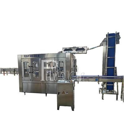 2L Monoblock Water Rinsing Filling Machine Capping Machine ขวด PET ดื่มบริสุทธิ์ 0.5Mpa