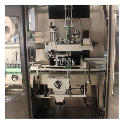 เครื่องติดฉลากฟิล์มหดแบบหัวเดียว 150BPM อัตโนมัติเต็มรูปแบบสำหรับขวด PVC
