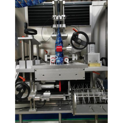 เครื่องติดฉลากฟิล์มหดแบบหัวเดียว 150BPM อัตโนมัติเต็มรูปแบบสำหรับขวด PVC