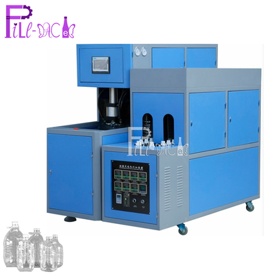 อุปกรณ์เป่าขวด PET กึ่งอัตโนมัติ 1 เครื่อง 5 - 10L พลาสติก