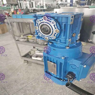 เครื่องติดฉลากสติกเกอร์กาวหัวเดียว 50BPM สำหรับขวดกลม