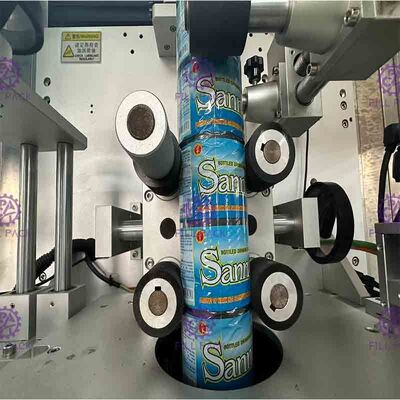 ปรับการควบคุมอัตโนมัติสแตนเลสติดฉลากเครื่อง PLC