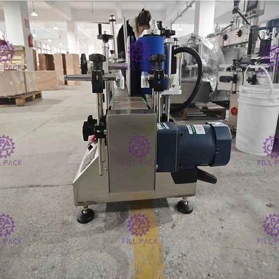 สติ๊กเกอร์กาวอัตโนมัติบนโต๊ะ 3000BPH พร้อมการเข้ารหัสฟอยล์ร้อน