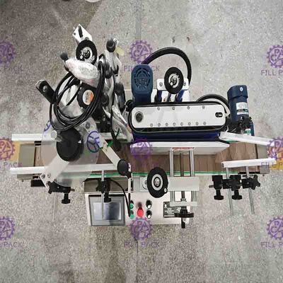 สติ๊กเกอร์กาวอัตโนมัติบนโต๊ะ 3000BPH พร้อมการเข้ารหัสฟอยล์ร้อน