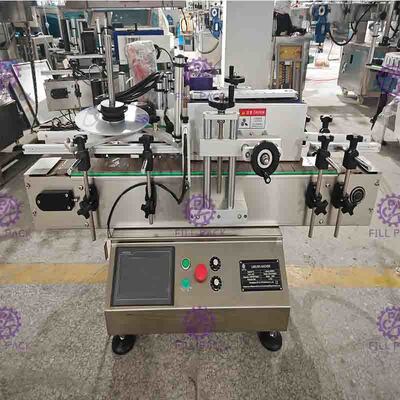 สติ๊กเกอร์กาวอัตโนมัติบนโต๊ะ 3000BPH พร้อมการเข้ารหัสฟอยล์ร้อน