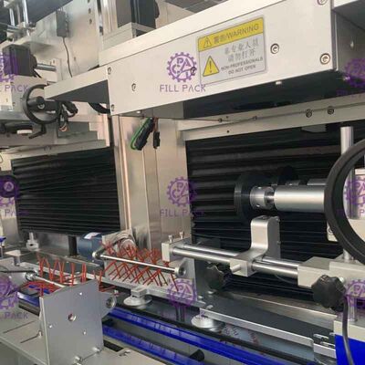 เครื่องติดฉลากขวด PET ขนาด 1 ลิตร Panasonic Motor Sleeve Applicator 400BPM