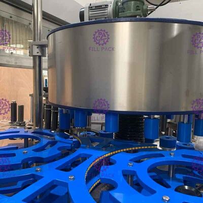 เครื่องติดฉลากขวดแก้วเบียร์แบบโรตารี่สำหรับฉลากเดี่ยว