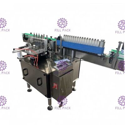 กระจกรอบ Jar อัตโนมัติการติดฉลากเครื่องความเร็วสูงเปียกกาว