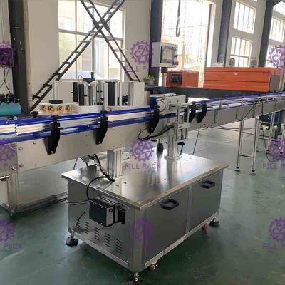 เครื่องติดฉลากกาวด้านเดียว 1800bph สำหรับขวดกลมขนาดเล็ก