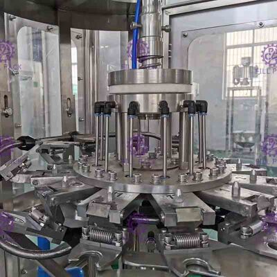 PLC Monoblock บรรจุน้ำดื่มเครื่องดื่มพืชบรรจุเครื่องซักผ้า Capping