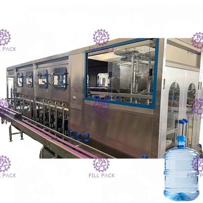 Barrel Water Filler เครื่องบรรจุน้ำ 5 แกลลอนโรงงาน 450 BPH สำหรับ Minear Water