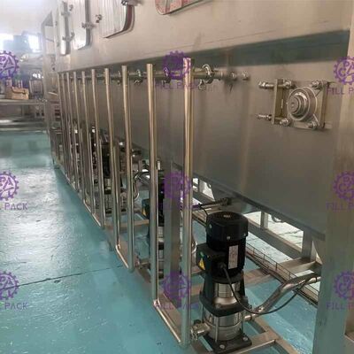 เครื่องบรรจุน้ำ 2 สาย 5 แกลลอน / โรงงาน 300 BPH สำหรับน้ำ Minear