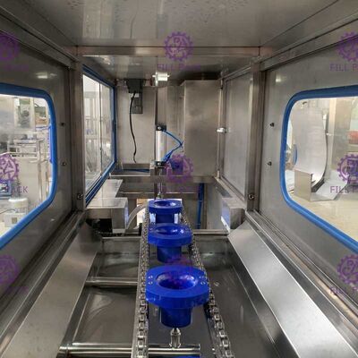 ขวดโพลีเอสเตอร์ 120BPH อุปกรณ์เติมน้ำ 20 ลิตรปรับระดับเสียงได้