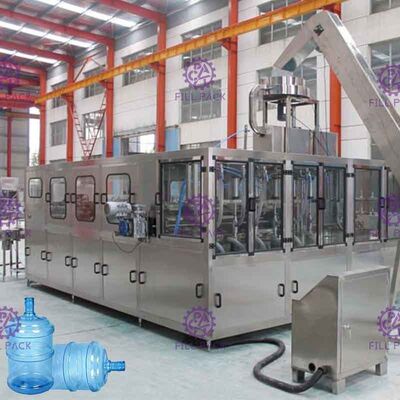 Monobloc PLC เครื่องบรรจุน้ำ 5 แกลลอนฟังก์ชั่นการกำหนดสายพาน