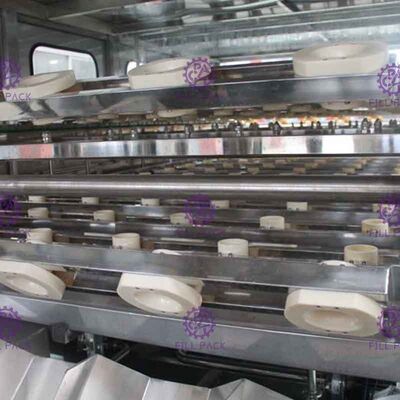 900BPH 5 แกลลอนบรรจุน้ำอัตโนมัติด้วยประเภท Nanfang ปั๊ม 6 คู่สาย