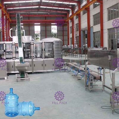 ควบคุม PLC ของเหลวบรรจุเครื่องที่มีผู้ถือแกลลอนสแตนเลส