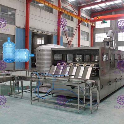 900BPH 5 แกลลอนบรรจุน้ำอัตโนมัติด้วยประเภท Nanfang ปั๊ม 6 คู่สาย