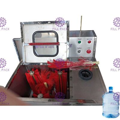 300BPH กึ่งอัตโนมัติภายใน - นอก 5 แกลลอนบรรจุน้ำเครื่องสแตนเลส 304