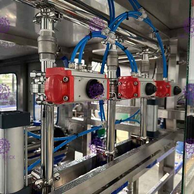 Barrel Water Filler เครื่องบรรจุน้ำ 5 แกลลอนโรงงาน 450 BPH สำหรับ Minear Water