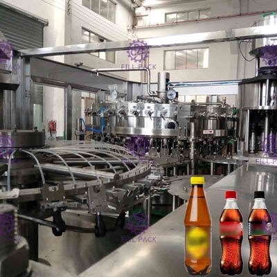 เต็มพลังงานอัตโนมัติ Soft Drink บรรจุแบบปลอดเชื้อสายอุปกรณ์การแปรรูปน้ำผลไม้