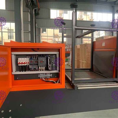 เครื่องห่อฟิล์มหด PE ชนิด L อัตโนมัติ อุปกรณ์กระป๋องน้ำดื่ม ขวดแก้ว PET