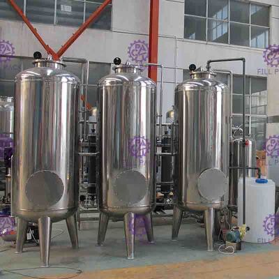 ระบบบำบัดน้ำอัตโนมัติสแตนเลส 10000LPH UF สำหรับน้ำดื่ม