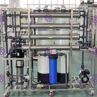 ระบบบำบัดน้ำดื่มสแตนเลส 500lph พร้อมเมมเบรน 4040
