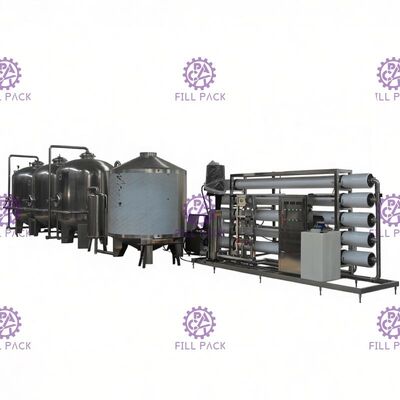 12000LPH เครื่องกรองน้ำอัตโนมัติระบบน้ำ ro UV Qzone Mixing Tower