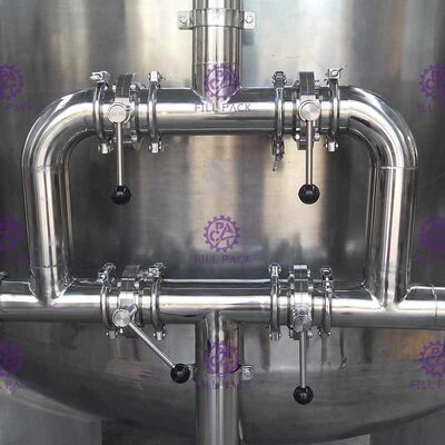 ระบบบำบัดน้ำเสียด้วยระบบบำบัดน้ำเสียแบบใช้ไฟเบอร์กลาส 12TPH พร้อมถังเก็บน้ำปลอดเชื้อ