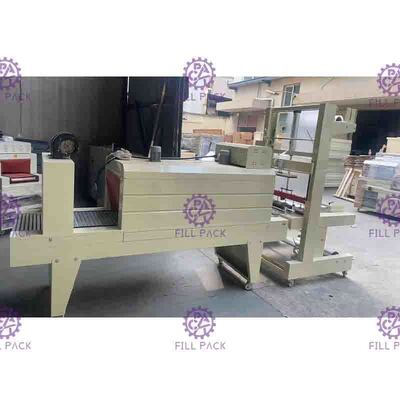 เครื่องบรรจุขวดหดแบบกึ่งอัตโนมัติสำหรับกล่องกระดาษ
