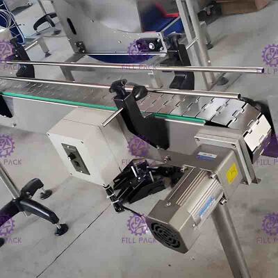 80m / นาทีขวดน้ำพลาสติก Uv Sterilizer Conveyor แรงเสียดทานต่ำ