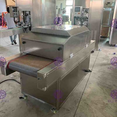 1.5KW 15A 300nm UV Sanitizer Sterilizer Tunnel พร้อมการไหลของน้ำ