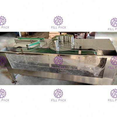 เครื่องซักผ้าแม่เหล็ก 2000BPH กระป๋องบรรจุและปิดผนึกเครื่อง SUS304