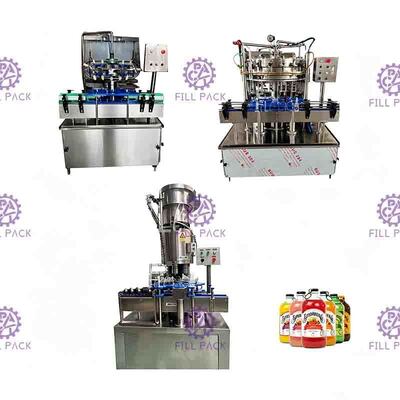 4000BPH 2L เครื่องดื่มอัดลมอัตโนมัติเครื่องบรรจุน้ำอัดลมพร้อมฝาดึง