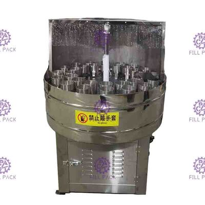 เครื่องบรรจุขวดน้ำแก้ว 3000BPH พร้อมเครื่องล้างกึ่งอัตโนมัติ