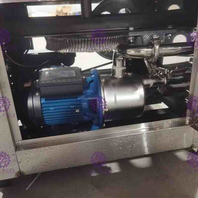 เครื่องบรรจุขวดน้ำแก้ว 3000BPH พร้อมเครื่องล้างกึ่งอัตโนมัติ