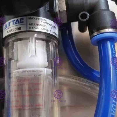 เครื่องบรรจุเบียร์กึ่งอัตโนมัติ ขวดแก้วพลาสติก 2 หัว Line Device Filler