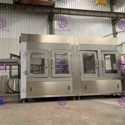 15KW อัตโนมัติ Soft ดื่มบรรจุอุปกรณ์ 3-in-1 ซักผ้าบรรจุเครื่องสูงสุดที่กำหนด
