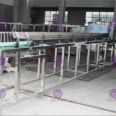 90 องศาขวดผกผันอัตโนมัตินึ่งด้วยความจุ 10000BPH