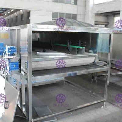 เครื่องบรรจุขวดอัตโนมัติเครื่องฆ่าเชื้อสำหรับสายการผลิตเครื่องดื่ม
