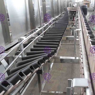 ย้อนกลับพลาสติกขวดที่นึ่งขวดนมระบบ 8000BPH สำหรับปรุงรสสายการผลิตน้ำผลไม้