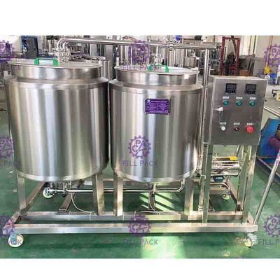 320kg เครื่องดื่มน้ำเชื่อมกรองสำหรับการประมวลผลอุปกรณ์ Soft Drink SUS304 1.5mm ชั้นเดียว